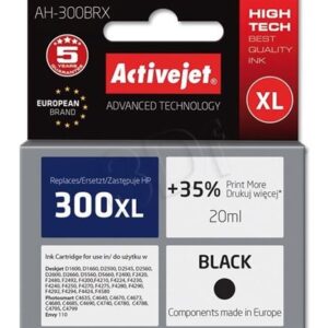 ActiveJet AH-300BRX náhrada HP no.300XL black