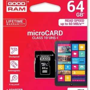 GoodRam micro SDXC 64GB class*10 UHS I + adapter